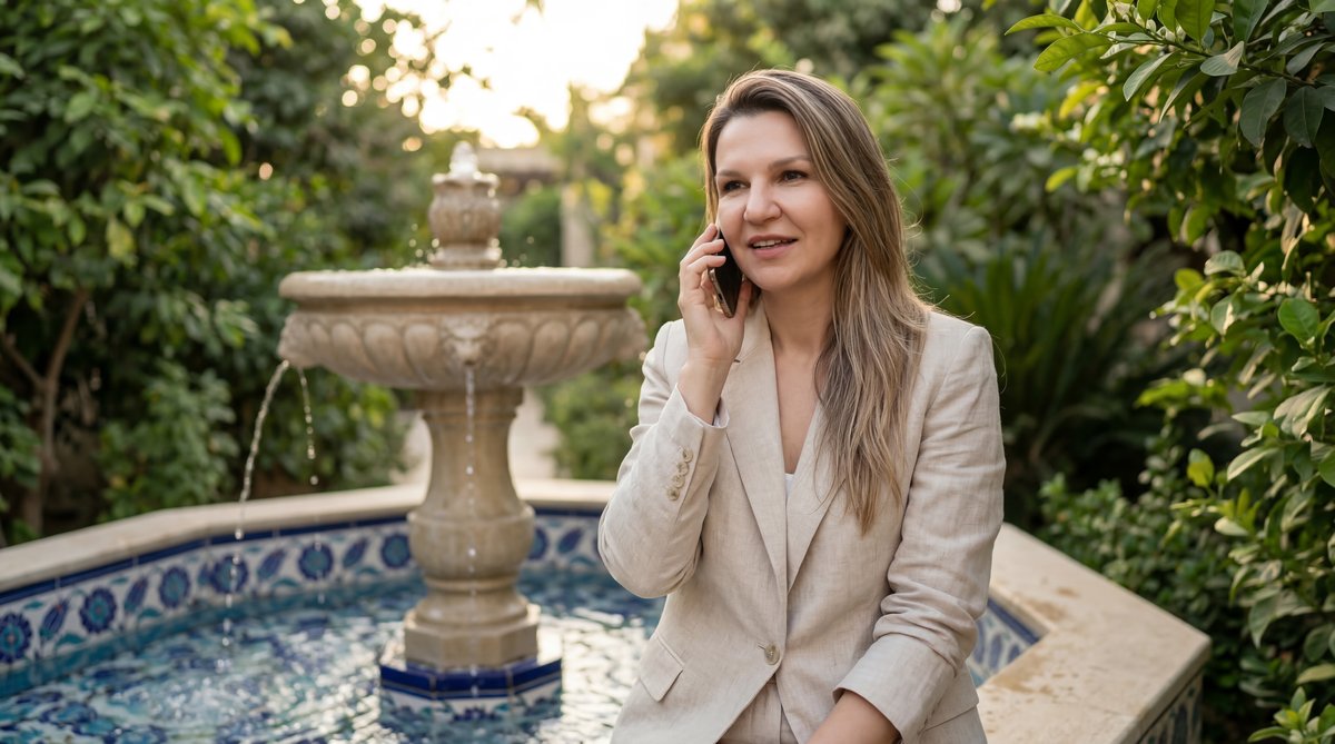 Abstract medical illustration representing the bridging of cultural gaps in bilingual healthcare