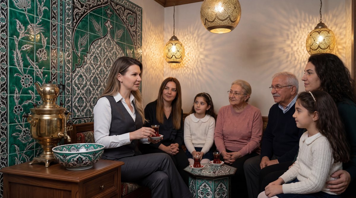 Doctor and patient having a professional, comfortable consultation in a medical office.